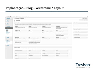 Implantação – Blog – Wireframe / Layout
 
