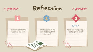 Wh Reflection Exploring Love and Wh-Questions: An Interactive Listening Class | PDF