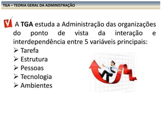 Revolução Industrial – Surge o regime de produção por meio das máquinas dentro das grandes fábricas. O QUE É ADMINISTRAÇÃO ?ADMINISTRAÇÃO vem do latim “AD” (Direção para) e “MINISTER” (obediência), ou seja, na origem a temos como uma forma de comandarADMINISTRAÇÃO nada mais é do que a condução racional das atividades de uma organização, seja ela lucrativa ou não.