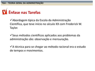  O QUE É ADMINISTRAÇÃO ?ADMINISTRAR É....O processo de Planejar, Organizar, Dirigir e Controlar o uso dos recursos organizacionais para alcançar determinados objetivos de maneira eficiente e eficaz.