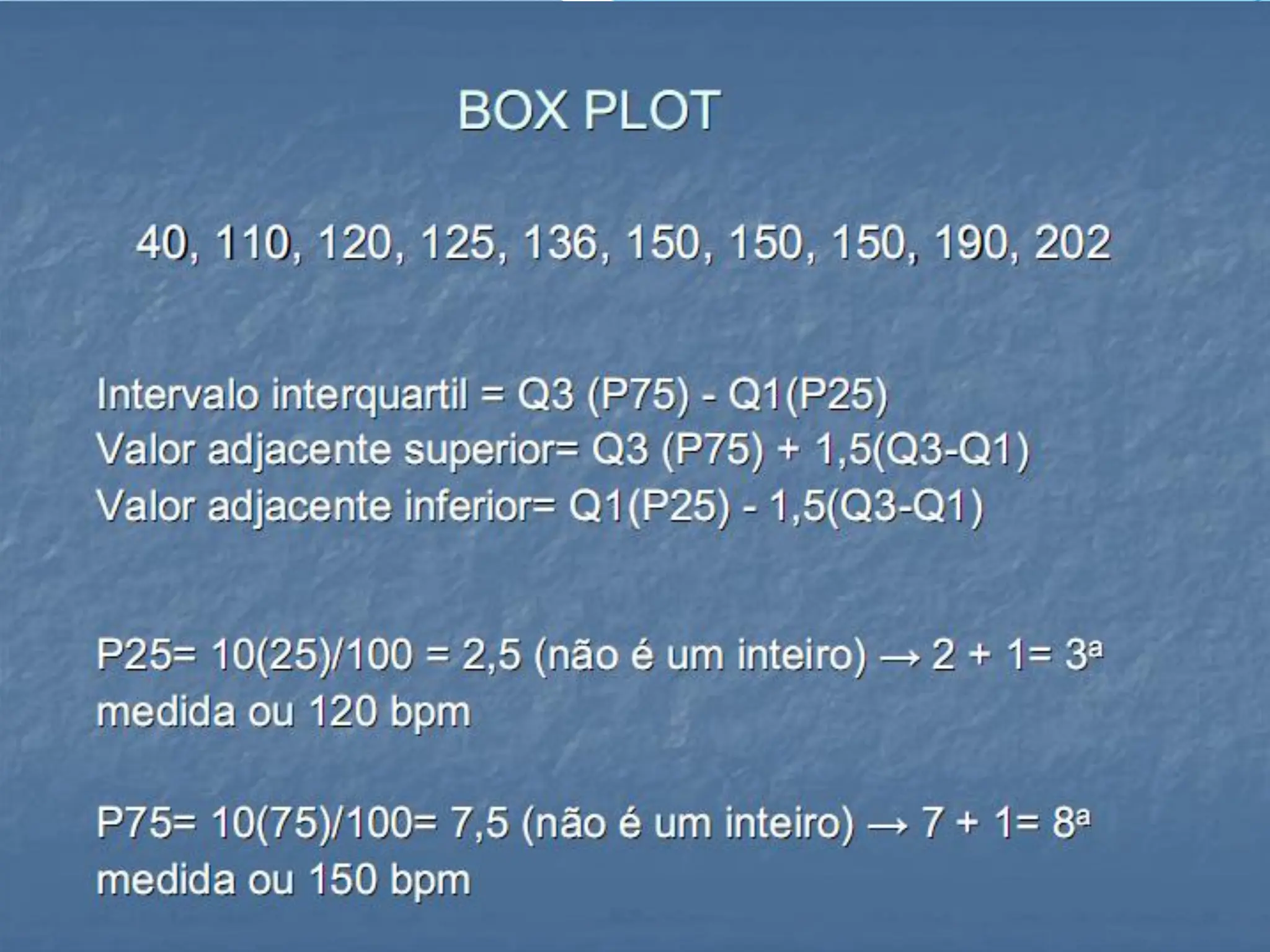 Aula 2 Bioestatística com medidas de dispersão