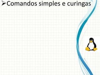 Comandos simples e curingas
 