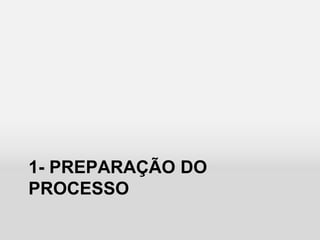 1- PREPARAÇÃO DO
PROCESSO
 