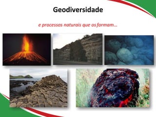 Magmatismo
Geodiversidade
e processos naturais que osformam...
 
