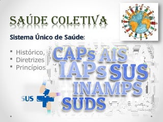 Sistema Único de Saúde:
 Histórico,
 Diretrizes
 Princípios
 