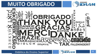 ELABORAÇÃO DE RELATÓRIOS TÉCNICOS 18
MUITO OBRIGADO
 