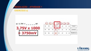 RESOLUÇÃO – ATIVIDADE 1
EXERCÍCIO a)
 