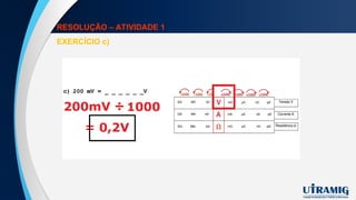 RESOLUÇÃO – ATIVIDADE 1
EXERCÍCIO c)
 