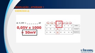 RESOLUÇÃO – ATIVIDADE 1
EXERCÍCIO d)
 