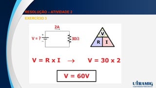 RESOLUÇÃO – ATIVIDADE 2
EXERCÍCIO 3
 