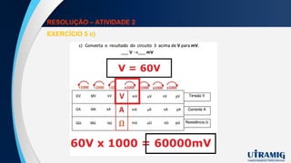RESOLUÇÃO – ATIVIDADE 2
EXERCÍCIO 5 c)
 