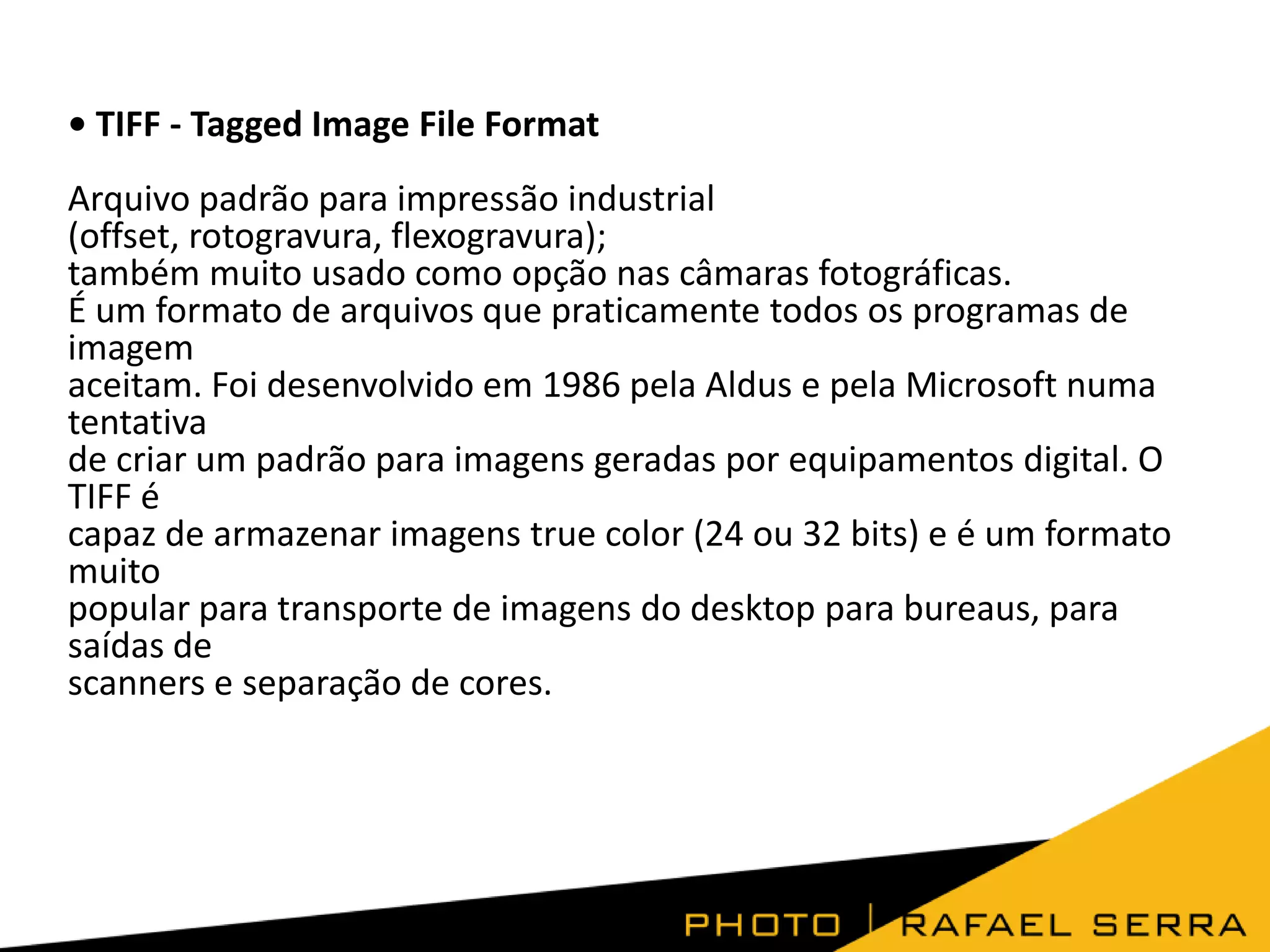 Aula 2 formato de imagens | PPT