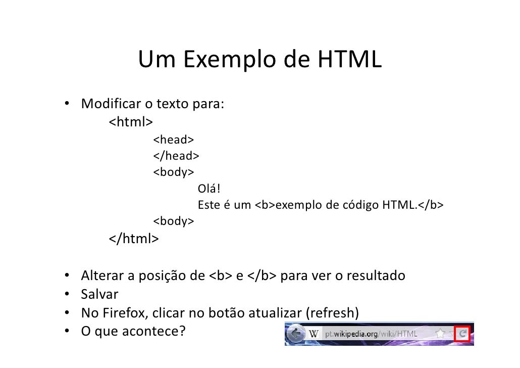 Aula 2 – Introdução a HTML - conceitos básicos e estrutura