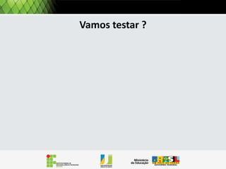 Operações: tamanho
Por exemplo, a operação Tamanho retorna a quantidade de
itens em uma lista:
Pela definição uma lista pode ser
Tamanho (L)
Se L = VAZIA() então

vazia, ou conter pelo menos um
elemento. Então precisamos tratar
estes dois casos.

 