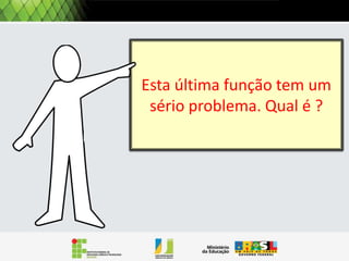 Operações: Busca
Buscar um elemento x em L.
Busca(L, x)
Se L = VAZIA() então
retorna NULL;
senao

Como sempre, preciso tratar os
casos quando a lista é vazia e
quando não é:
Se L é vazia, então sabemos que X não
está em L. É o caso trivial.
Caso contrário, precisamos verificar se
x é o primeiro, ou se ele está
localizado no restante da lista.

 
