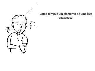 Como removo um elemento de uma lista
encadeada.

 