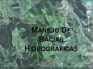 MANEJO DE
BACIAS
HIDROGRÁFICAS
 