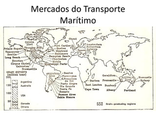 Especialização em Gestão Portuária
Click to edit Master title style
Mercados do Transporte
Marítimo
 