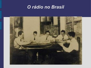 O rádio no Brasil
 