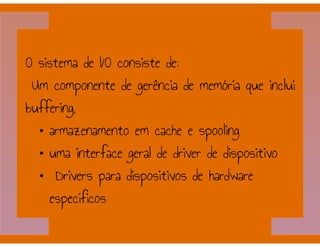 Gerência de Processos, Gerência de Memória - Sistemas Operacionais