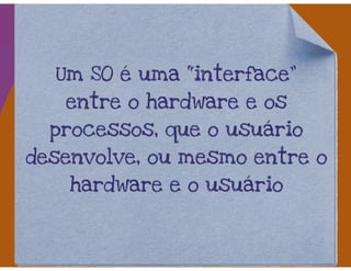 Gerência de Processos, Gerência de Memória - Sistemas Operacionais