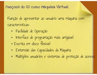 Gerência de Processos, Gerência de Memória - Sistemas Operacionais