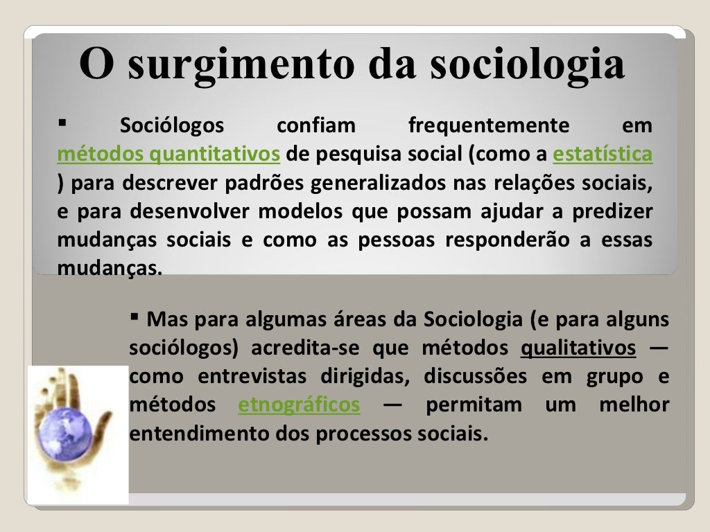 O QUE É SOCIOLOGIA? O QUE É SOCIOLOGIA?