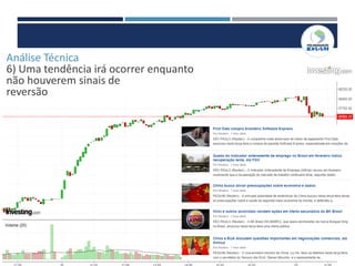 77
Análise Técnica
6) Uma tendência irá ocorrer enquanto
não houverem sinais de
reversão
 