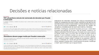 Decisões e notícias relacionadas
 