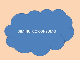 DIMINUIR O CONSUMO
 