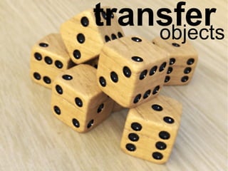 transfer
    objects
 