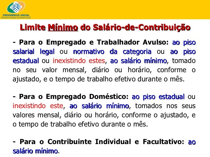 Valor Dosalario Minimo Para Empregafo Domestico Em Sao Paulo2016 | contribui 231 245 es inss professor leandro Valor Dosalario Minimo Para Empregafo Domestico Em Sao Paulo2016 | contribui 231 245 es inss professor leandro