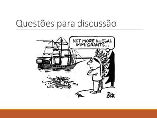 Questões para discussão
 