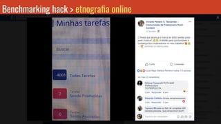 Benchmarking hack > etnograﬁa online
 