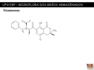 UFV/CRP – MICROFLORA DOS GRÃOS ARMAZENADOS
Tricotecenos
 