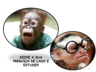 27
DEIXE A SUA
PREGUIÇA DE LADO E
ESTUDE!!!
 