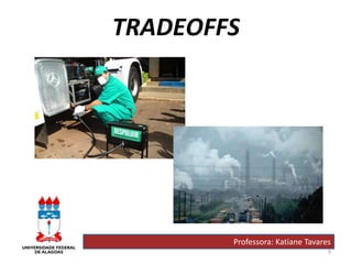9
TRADEOFFS
Professora: Katiane Tavares
 