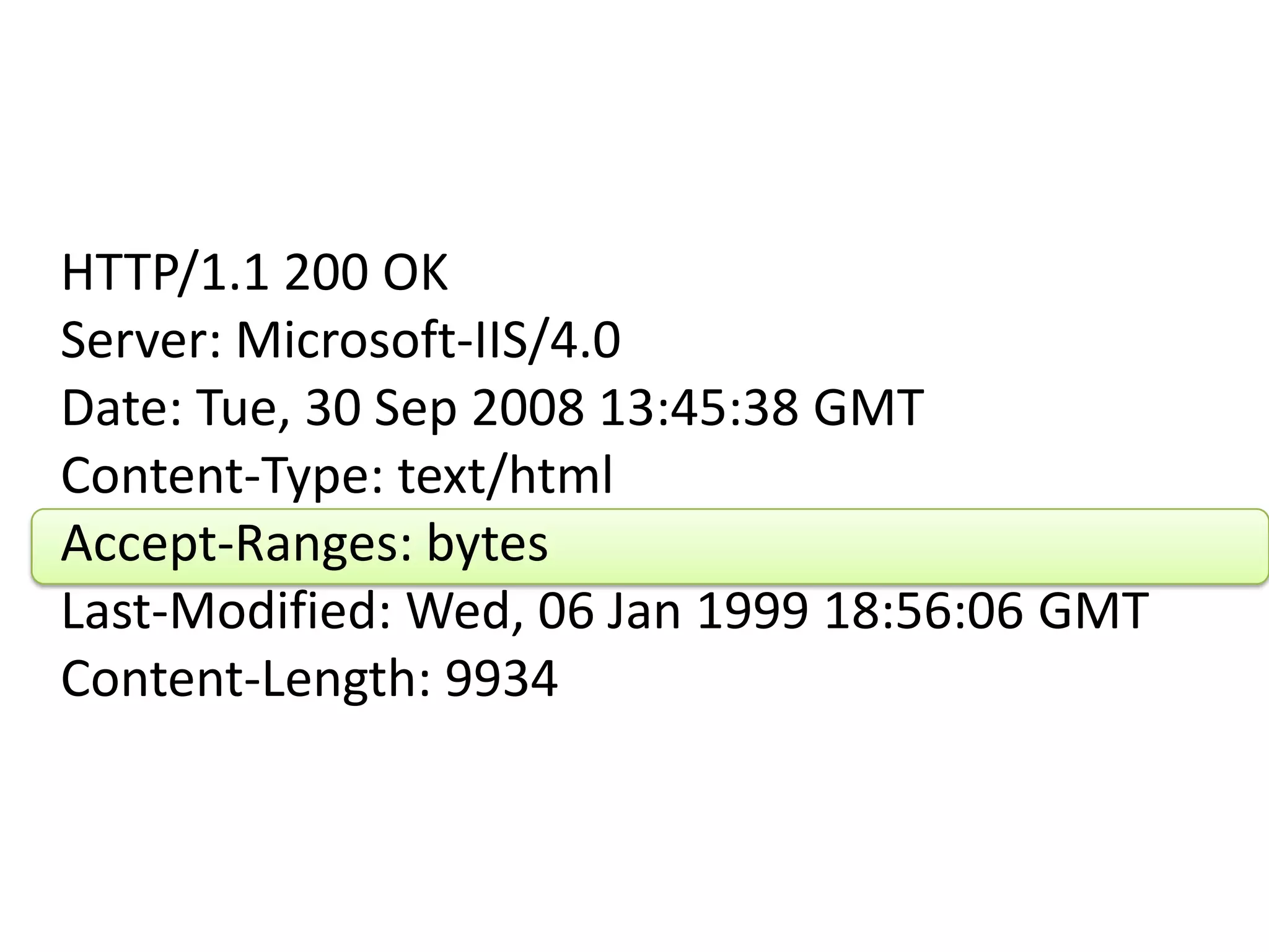 HTTP/1.1 200 OKServer: Microsoft-IIS/4.0Date: Tue, 30 Sep 2008 13:45:38 GMTContent-Type: text/htmlAccept-Ranges: bytesLast-Modified: Wed, 06 Jan 1999 18:56:06 GMTContent-Length: 9934