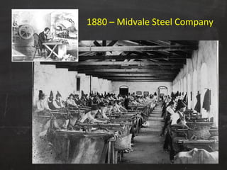 1880 – Midvale Steel Company 