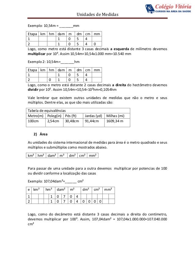 Aula 3 Unidades De Medida