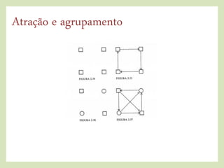 Atração e agrupamento
 