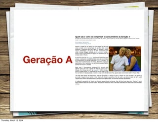 Geração A
Thursday, March 13, 2014
 