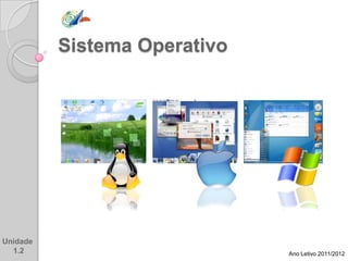 Sistema Operativo




Unidade
  1.2                         Ano Letivo 2011/2012
 