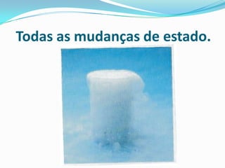 Todas as mudanças de estado.
 