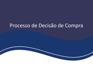 Processo de Decisão de Compra
 