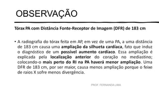 OBSERVAÇÃO
PROF. FERNANDA LIMA
 