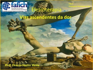 Cap 2:
Fisiologia e Psicologia da dor
Eletroterapia
Prof: Cleanto Santos Vieira
Vias ascendentes da dor
 