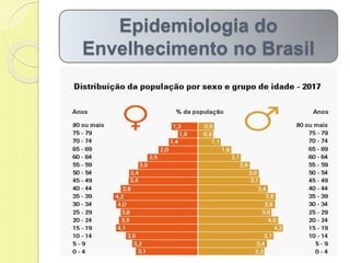 Epidemiologia do
Envelhecimento no Brasil
 
