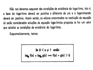 (Aula 3) equações logaritmicas