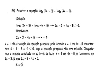 (Aula 3) equações logaritmicas